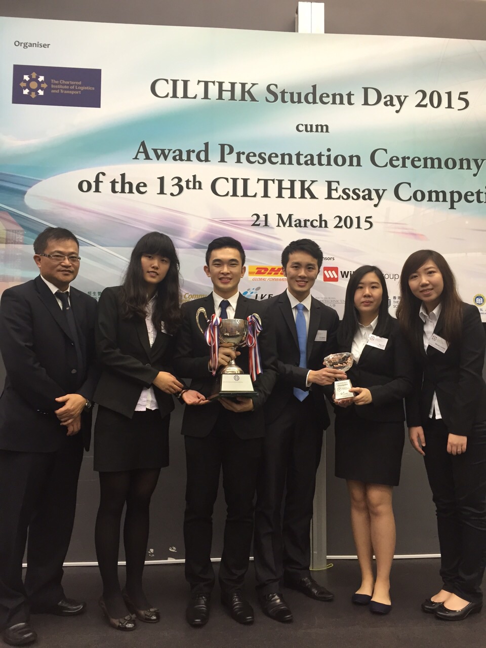 Our students have won the Championship of CILTHK Case Competition in The 2015 Chartered Institute of Logistics and Transport in Hong Kong (CILTHK) Student Day